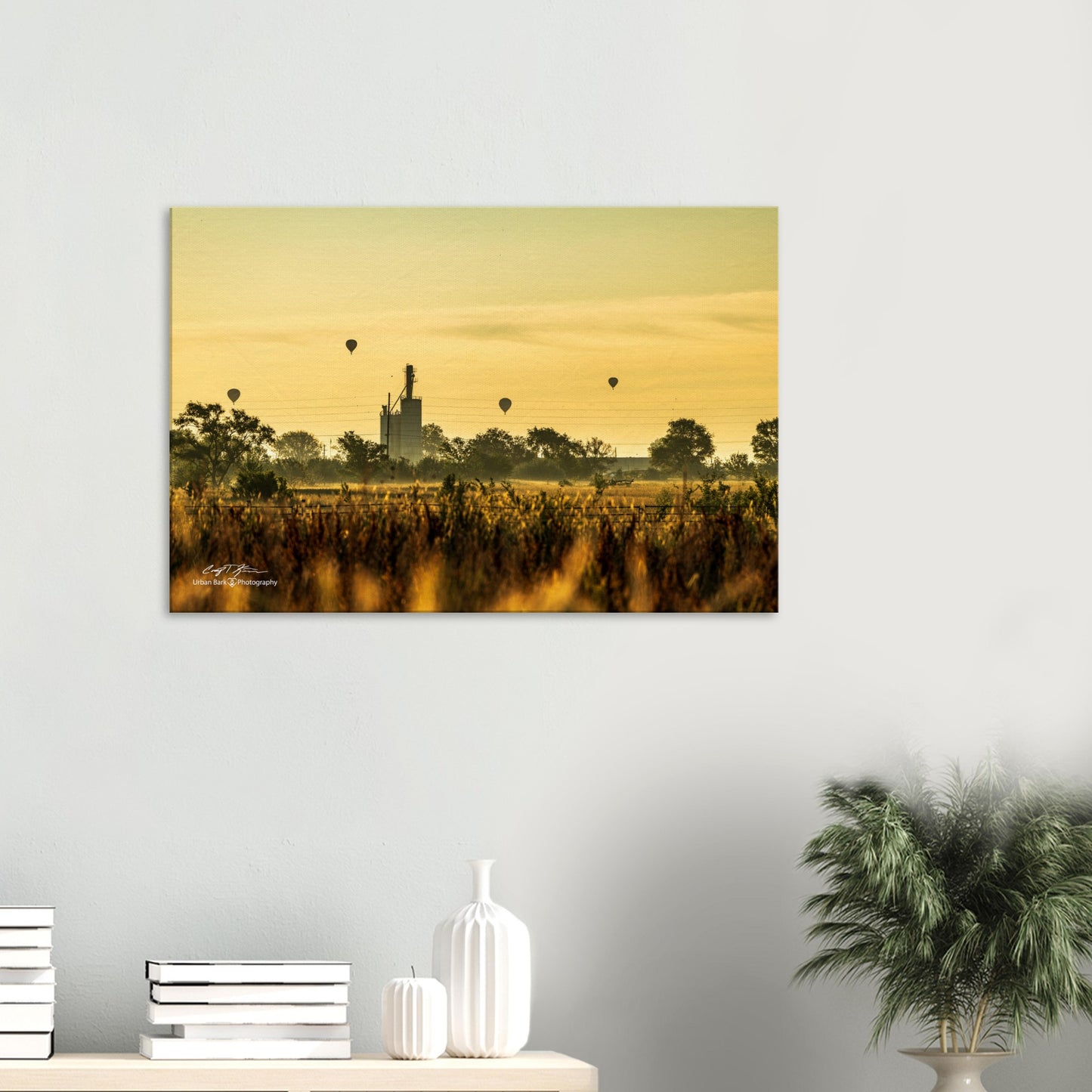 Balloon Rides at Sunrise-Canvas