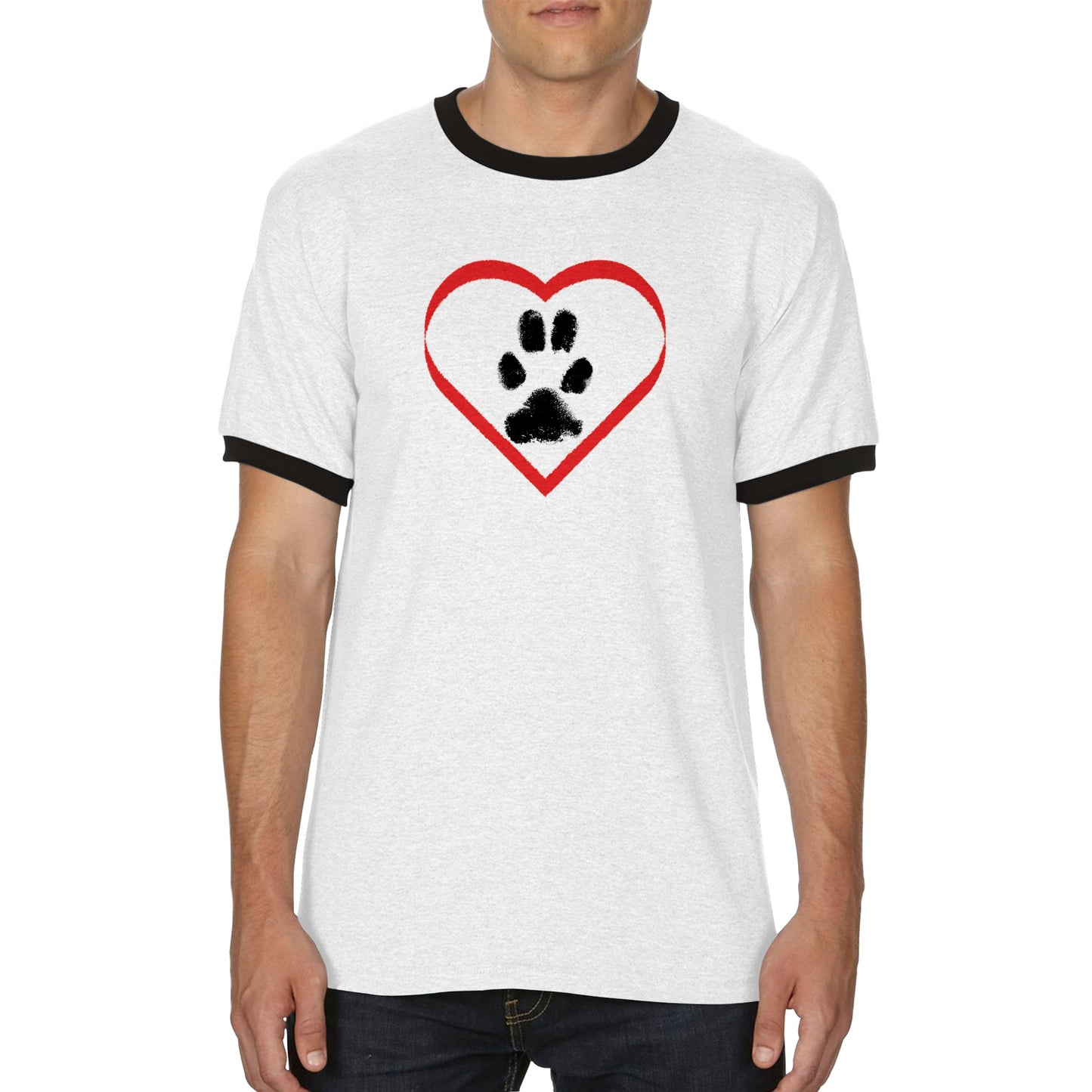 Puppy Love Unisex Ringer T-shirt